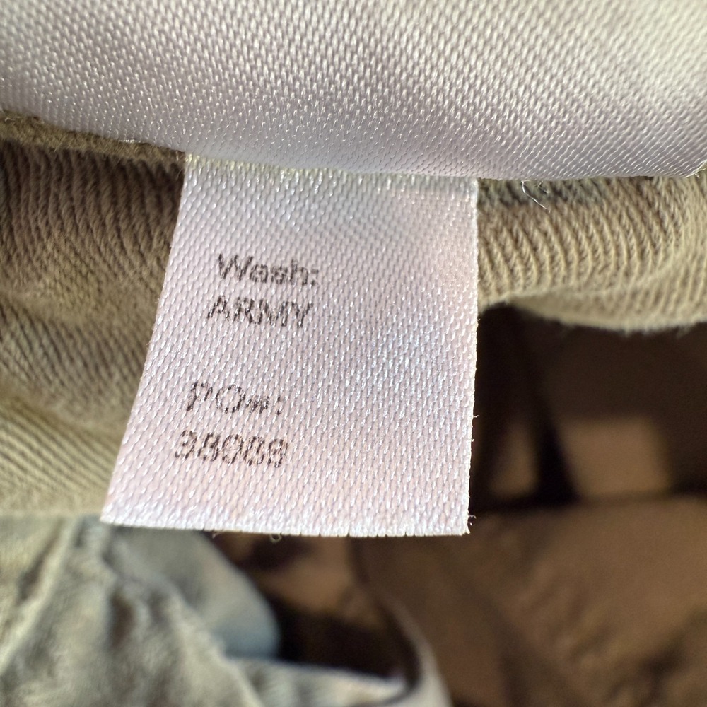 Reformation Jeans Cargo Pants Womens‎ 29 Olive Military Green Straight Organic - Picture 14 of 14